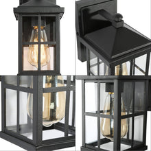 Acbolomew 10"H 1-Light Black Outdoor Wall Light