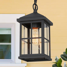 Acbolomew 1-Light Mini Black Outdoor Pendant Light