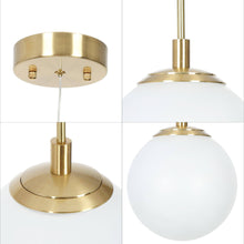 Maud 1-Light Mini Brass LED Modern Pendant Light Fixtures