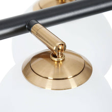 Betonicifolia 6-Light 31.5-in Black Modern Linear LED Kitchen Island Light