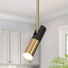 Floeice 1-Light Mini Black LED Modern Pendant Light Fixtures