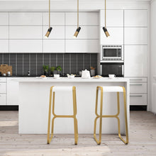 Floeice 1-Light Mini Black LED Modern Pendant Light Fixtures