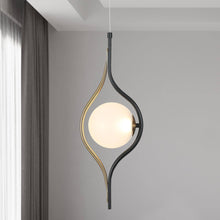Betonicifolia 1-Light Mini Black LED Modern Pendant Light Fixtures