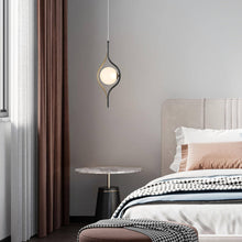 Betonicifolia 1-Light Mini Black LED Modern Pendant Light Fixtures