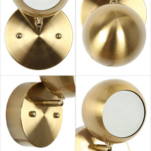 Stellevernic 1-Light Modern Gold Globe LED Wall Sconces