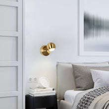 Stellevernic 1-Light Modern Gold Globe LED Wall Sconces
