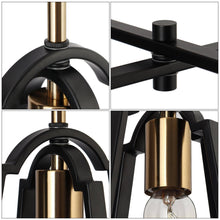 Spinaphine 1-Light Mini Black Modern Pendant Light Fixtures