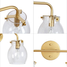 Octopetala 2-Light Gold Vanity Light