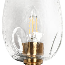 Fupotoss 1-Light Modern Black&Gold Seeded Wine Glass Wall Sconce