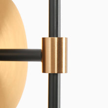 Cepeaul 2-Light Modern Black & Gold LED Wall Sconce