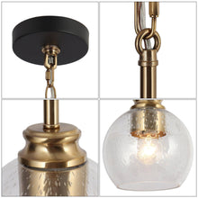 Amaryllis 1-Light Mini Black Modern Pendant Light Fixtures