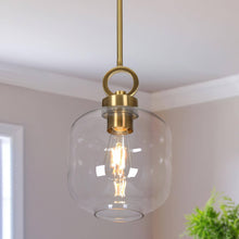 Krombacher 1-Light Mini Brass Modern Pendant Light Fixtures