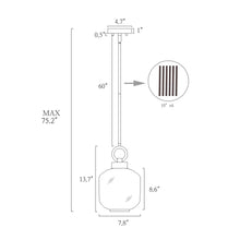 Krombacher 1-Light Mini Brass Modern Pendant Light Fixtures