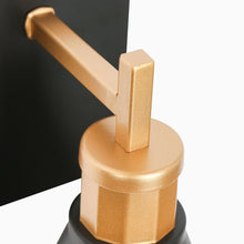 Umbralicious 1-Light Modern Black and Gold Indoor Wall Sconces
