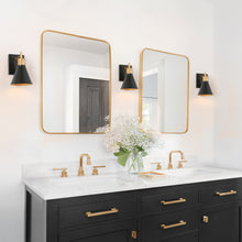 Umbralicious 1-Light Modern Black and Gold Indoor Wall Sconces