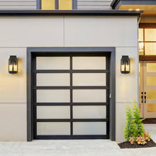 Barbatus 11"H 1-Light Black Outdoor Wall Lantern