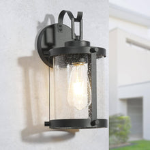 Jouzzou 11.8"H 1-Light Black Outdoor Wall Light