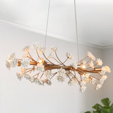 Arianiser 6-Light 32-in Gold Art Linear Kitchen Island Light