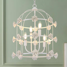 Arianiser 4-Light Small White Chandelier