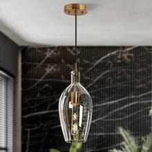 Enjinqu 1-Light Mini Brass Modern Pendant Light Fixtures