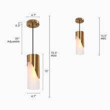 Valonia 1-Light Mini Brass Modern Pendant Light Fixtures