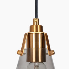 Tencanonia 1-Light Mini Brass Modern Pendant Light Fixtures