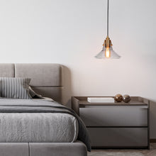 Tencanonia 1-Light Mini Brass Modern Pendant Light Fixtures