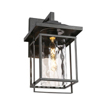 Miyiorilusd 16.1"H 1-Light Black Outdoor Wall Light