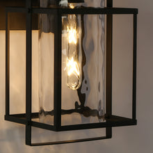 Miyiorilusd 16.1"H 1-Light Black Outdoor Wall Light