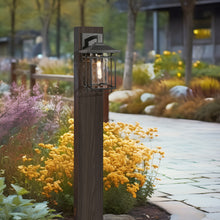 Miyiorilusd 16.1"H 1-Light Black Outdoor Wall Light