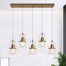 Dendrophyllia 5-Light 29.7-in Brass Modern Cluster Kitchen Island Light