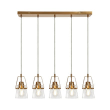 Dendrophyllia 5-Light 29.7-in Brass Modern Cluster Kitchen Island Light