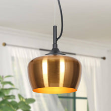 Resplandor 1-Light Mini Black Modern Pendant Light Fixtures