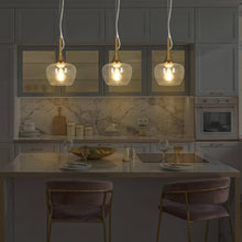 Resplandor 1-Light Mini Brass Modern Pendant Light Fixtures