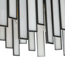 Hemaaolay 6-Light 28-in Black Modern Rectangle Kitchen Island Light