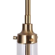 Luxitemin 1-Light Mini Brass Modern Pendant Light Fixtures