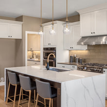 Luxitemin 1-Light Mini Brass Modern Pendant Light Fixtures