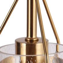Auisre 3-Light 33-in Brass Modern Linear Kitchen Island Light