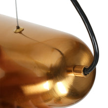 Epodtenve 1-Light Mini Brass Modern Pendant Light Fixtures