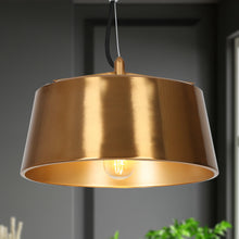 Turnipisne 1-Light Medium Brass Modern Pendant Light Fixtures