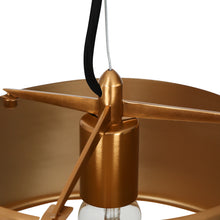 Turnipisne 1-Light Medium Brass Modern Pendant Light Fixtures