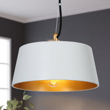 Turnipisne 1-Light Medium White Modern Pendant Light Fixtures