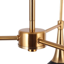 Phapricornus 3-Light Medium Black Chandelier