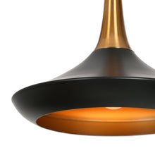 Phapricornus 3-Light 34.5-in Black&Gold Modern Linear Kitchen Island Light