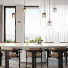 Echonalyri 3-Light 18-in Black&Brass Modern Cluster Kitchen Island Light