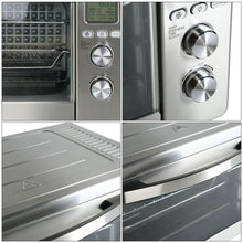 LNC Air Fryer Toaster Oven Combo-Silver