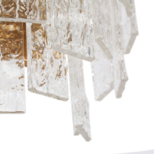 Engaveric 2-Light Modern Brass Crystal Half Moon Wall Sconces