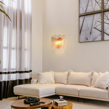 Engaveric 2-Light Modern Brass Crystal Half Moon Wall Sconces