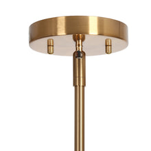 Toltehcwe 5-Light 40" Modern Black and Brass Chandelier