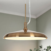 Dashaunda 1-Light 10" Brass Modern LED Pendant Light Fixtures